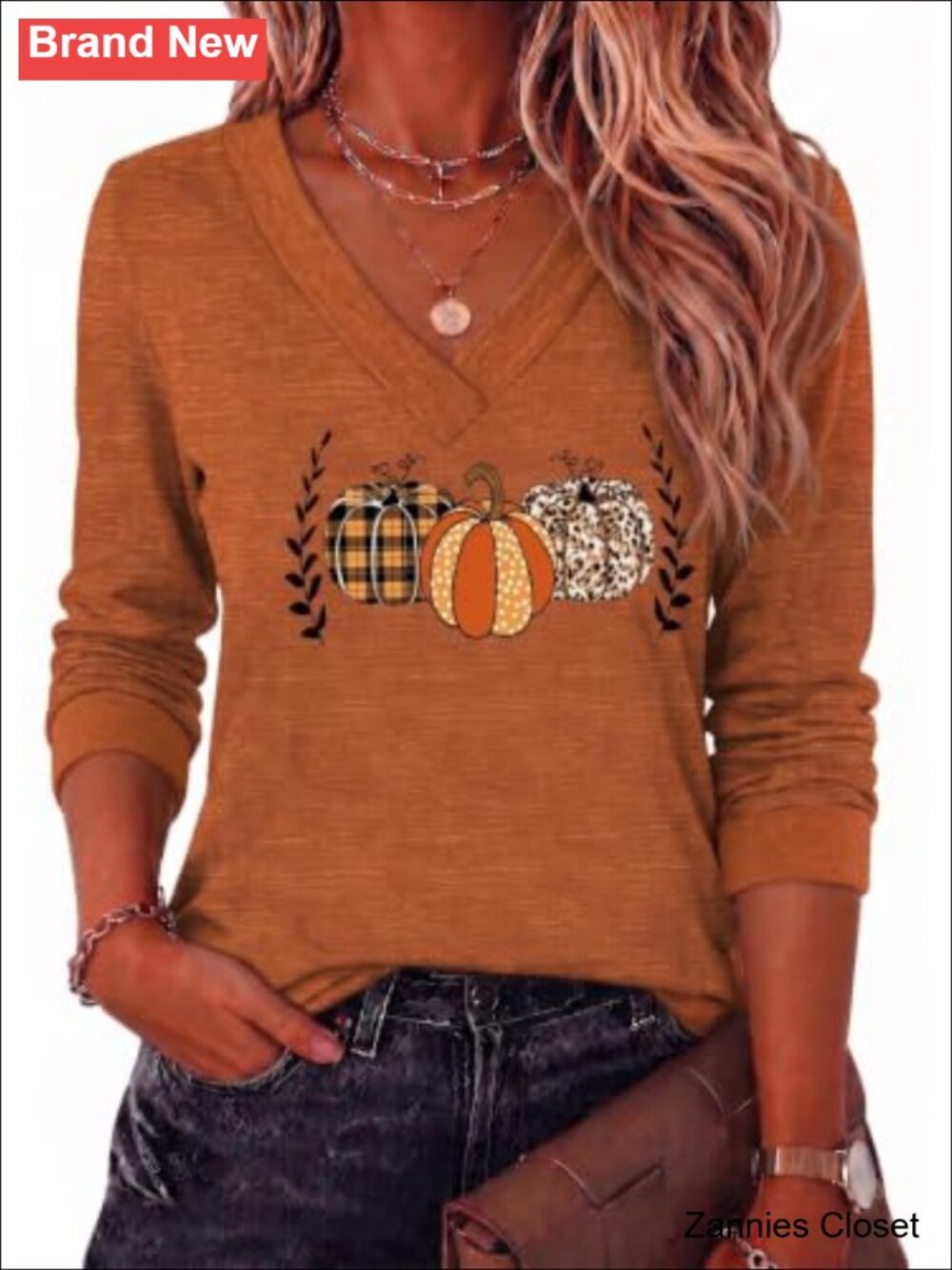 👻 Zeagoo Women Long Sleeve V Neck Shirt Dressy Casual Fall Work Blouse Top
